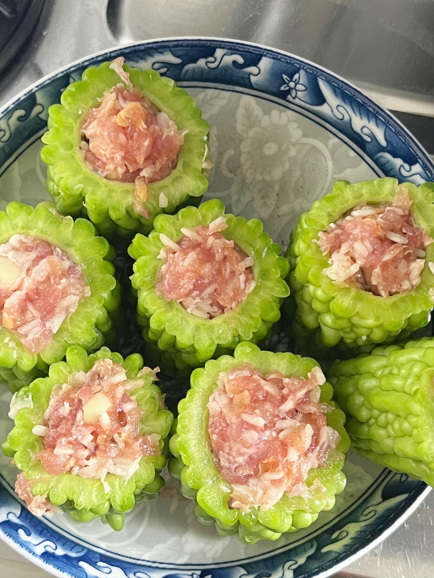 新鮮蔬菜肉類 苦瓜釀肉